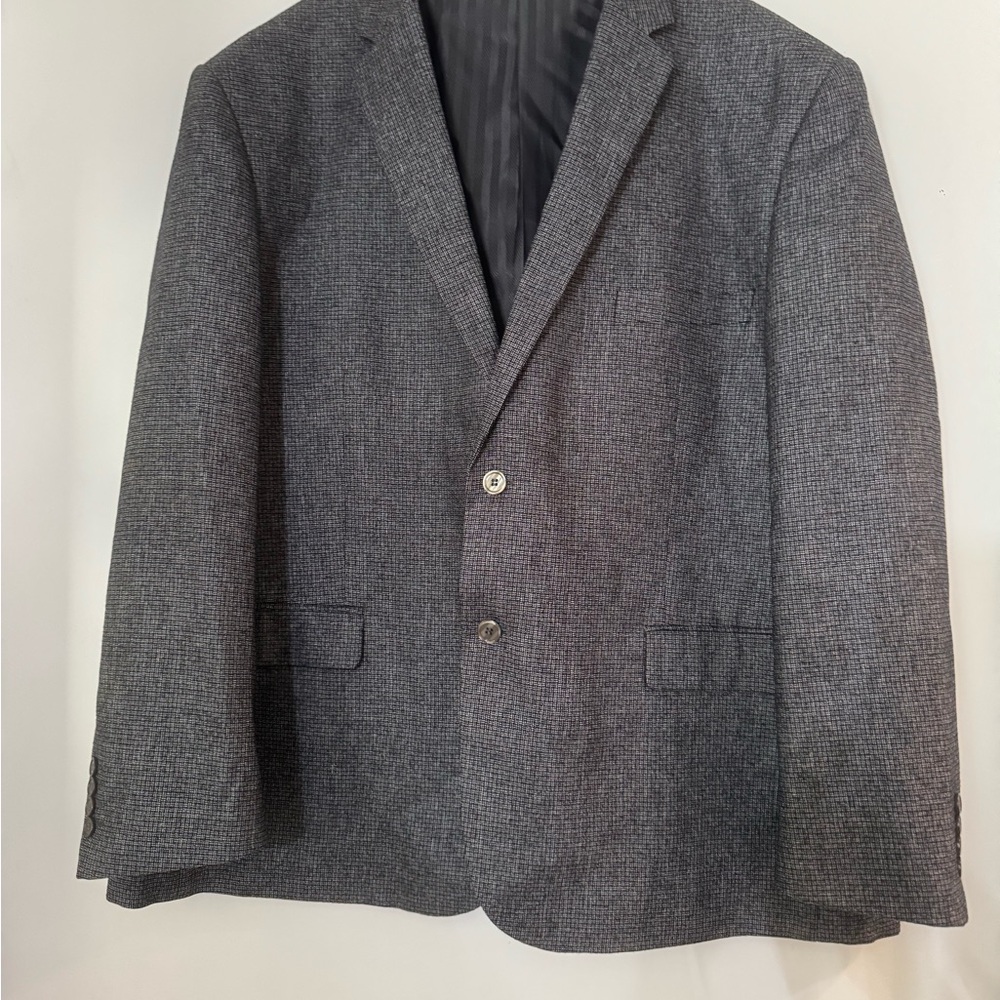Lorenzo Bruno Gray Men's Sports Coat, Blazer Jacket , Super 150 , Size 54R